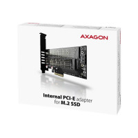 Produktbild för AXAGON PCEM2-D - kontrollerkort - M.2 NVMe Card / SATA 6Gb/s - PCIe 3.0 x4