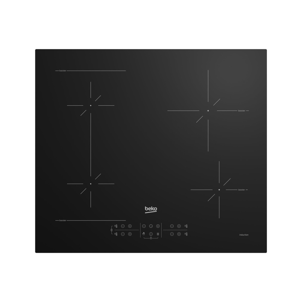 Produktbild för Beko HII64200SFMT induktionshäll - 60 cm - svart