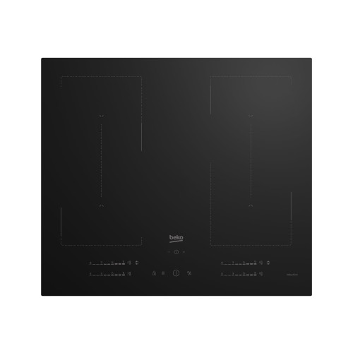 Beko Beko bPRO500 HII64720QUF2T induktionshäll - 60 cm - svart - tempererat glas