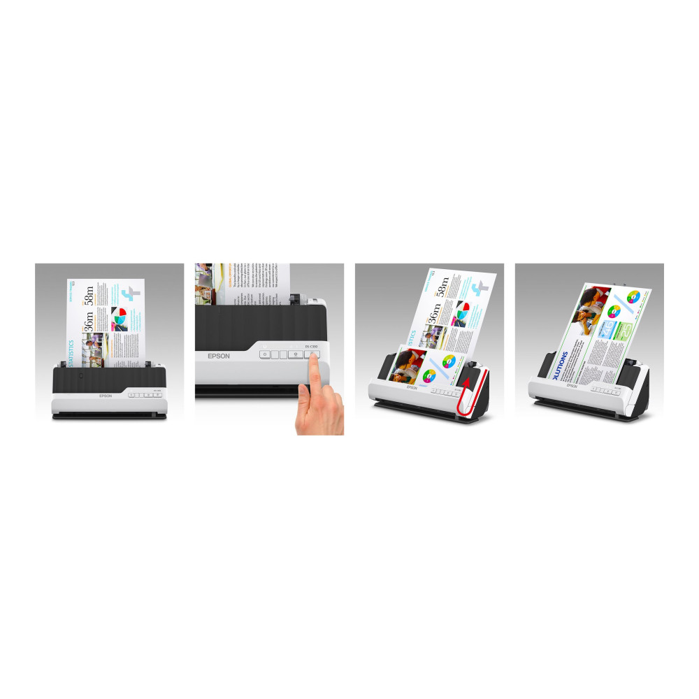 Produktbild för Epson DS-C330 - arkmatad skanner - desktop - USB 2.0