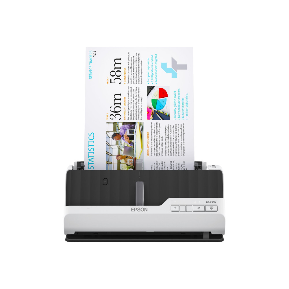 Produktbild för Epson DS-C330 - arkmatad skanner - desktop - USB 2.0