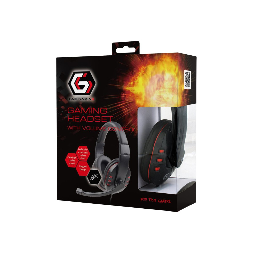 Produktbild för Gembird GHS-402 - headset - 3,5 mm kontakt