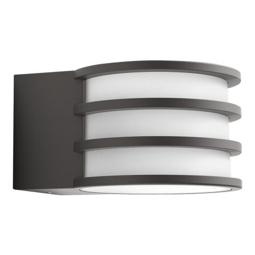 Philips HUE Philips Hue White Lucca - vägglampa - LED-glödlampa - E27 - 9.5 W - varmt vitt ljus - lykta - antracit