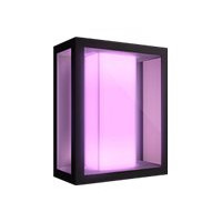 Produktbild för Philips Hue Impress - vägglampa - LED-glödlampa - 8 W - svart