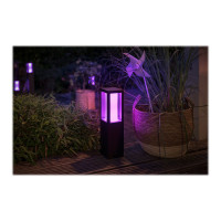 Produktbild för Philips Hue Impress - golvlampa - LED-glödlampa - 8 W - svart
