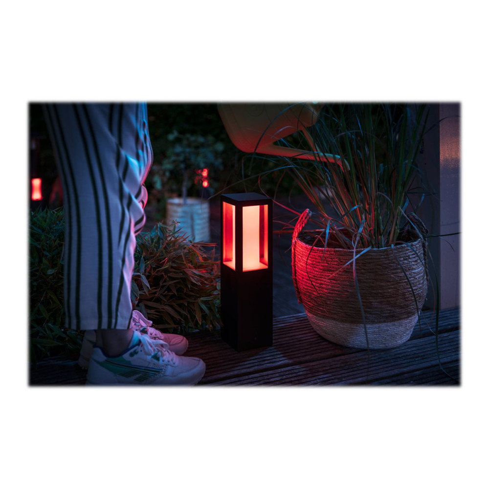 Produktbild för Philips Hue Impress - golvlampa - LED-glödlampa - 8 W - svart