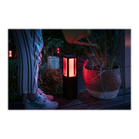 Produktbild för Philips Hue Impress - golvlampa - LED-glödlampa - 8 W - svart