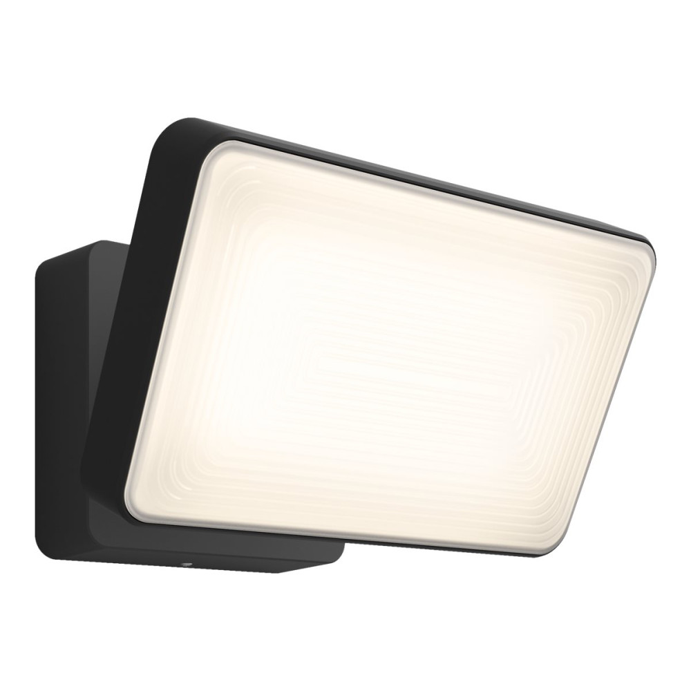 Produktbild för Philips Hue White ambiance Welcome - strålkastare - LED - 20.5 W - varmt vitt ljus - 2700 K - svart