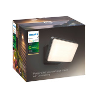 Produktbild för Philips Hue White ambiance Welcome - strålkastare - LED - 20.5 W - varmt vitt ljus - 2700 K - svart