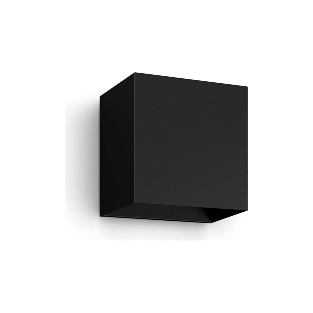Produktbild för Philips Hue White and Color Ambiance Resonate Downward - vägglampa - LED - 8 W - vitt/färgat ljus - 2000-6500 K - svart