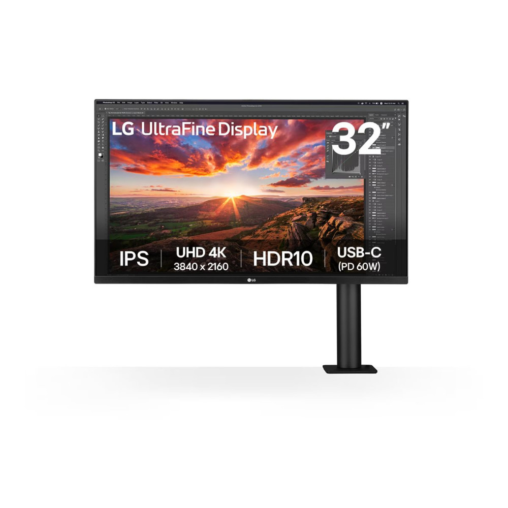 Produktbild för LG UltraFine Ergo 32UN880K-B - LED-skärm - 32" - HDR