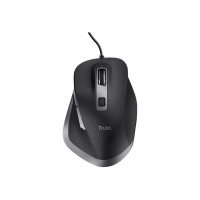 Produktbild för Trust Fyda Comfort - mus - eco - USB 2.0 - svart