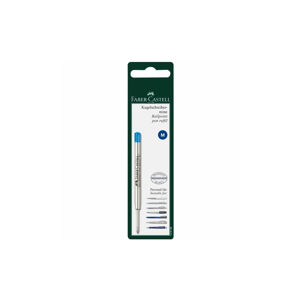 Produktbild för Faber-Castell 148788, Blå, Silver, Kulspetspenna, 1 styck, B...