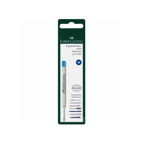 FABER-CASTELL Faber-Castell 148788, Blå, Silver, Kulspetspenna, 1 styck, B...