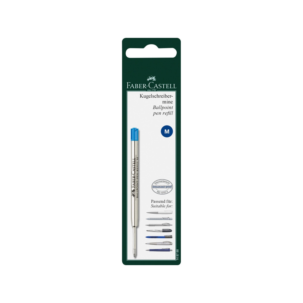 Produktbild för Faber-Castell 148788, Blå, Silver, Kulspetspenna, 1 styck, B...