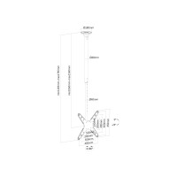 Produktbild för Neomounts FPMA-C340 fäste - fullständig rörelse - för LCD-display - svart
