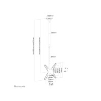 Produktbild för Neomounts FPMA-C340 fäste - fullständig rörelse - för LCD-display - svart