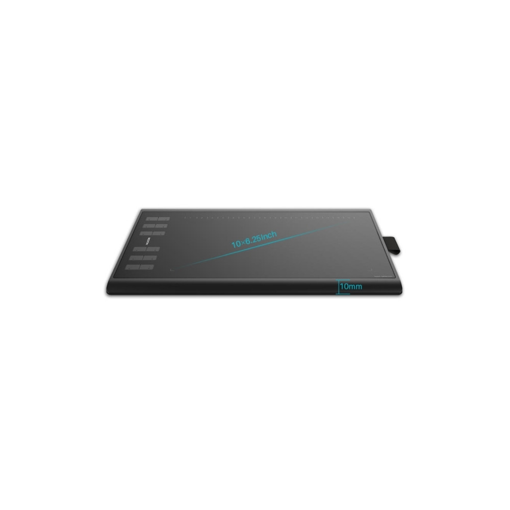 Produktbild för Huion Inspiroy H1060P - digitaliserare - micro USB - svart