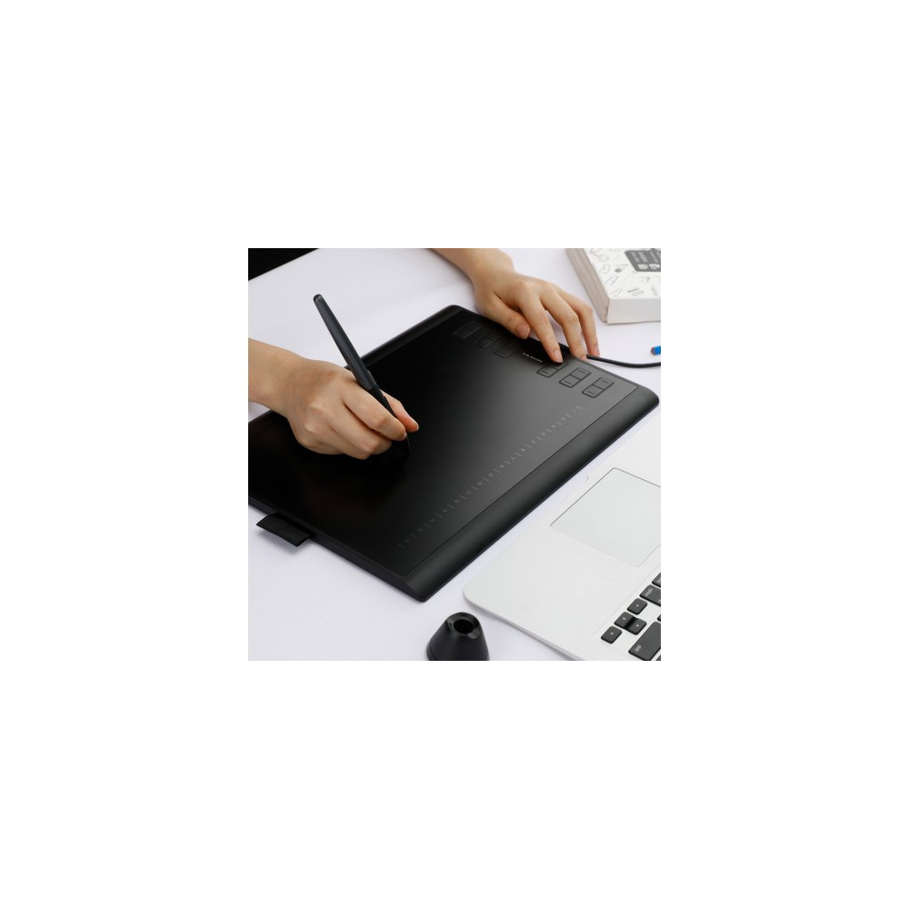 Produktbild för Huion Inspiroy H1060P - digitaliserare - micro USB - svart