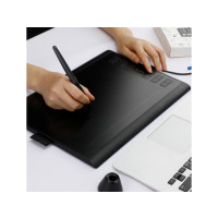 Produktbild för Huion Inspiroy H1060P - digitaliserare - micro USB - svart
