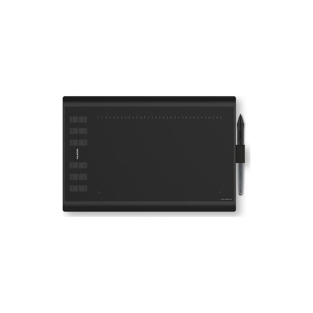 Produktbild för Huion Inspiroy H1060P - digitaliserare - micro USB - svart