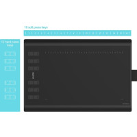 Produktbild för Huion Inspiroy H1060P - digitaliserare - micro USB - svart