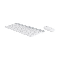 Produktbild för Logitech Slim Wireless Combo MK470 - sats med tangentbord och mus - USA, internationellt - offwhite Inmatningsenhet