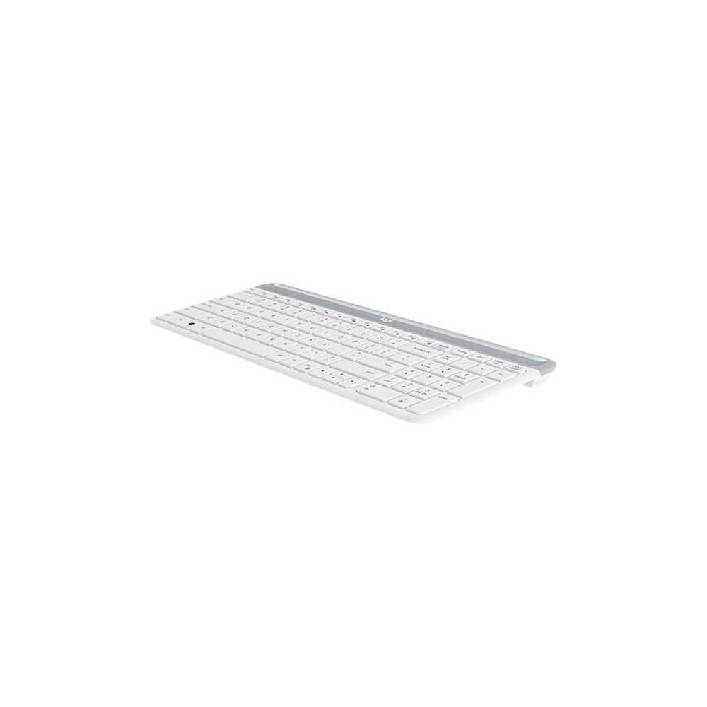 Produktbild för Logitech Slim Wireless Combo MK470 - sats med tangentbord och mus - USA, internationellt - offwhite Inmatningsenhet