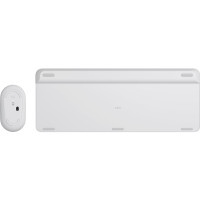 Produktbild för Logitech Slim Wireless Combo MK470 - sats med tangentbord och mus - USA, internationellt - offwhite Inmatningsenhet