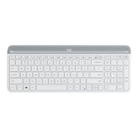 Produktbild för Logitech Slim Wireless Combo MK470 - sats med tangentbord och mus - USA, internationellt - offwhite Inmatningsenhet
