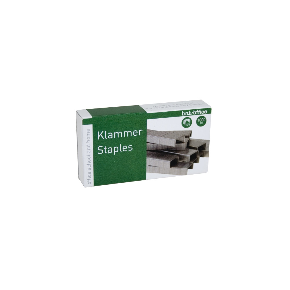 Produktbild för Häftapparat Staples för BNT/Office 24/6 stål 1000 st/fp (100...