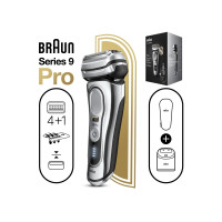 Produktbild för Braun Series 9 Pro 81747620, Folierakapparat, Krom, LED, Bat...