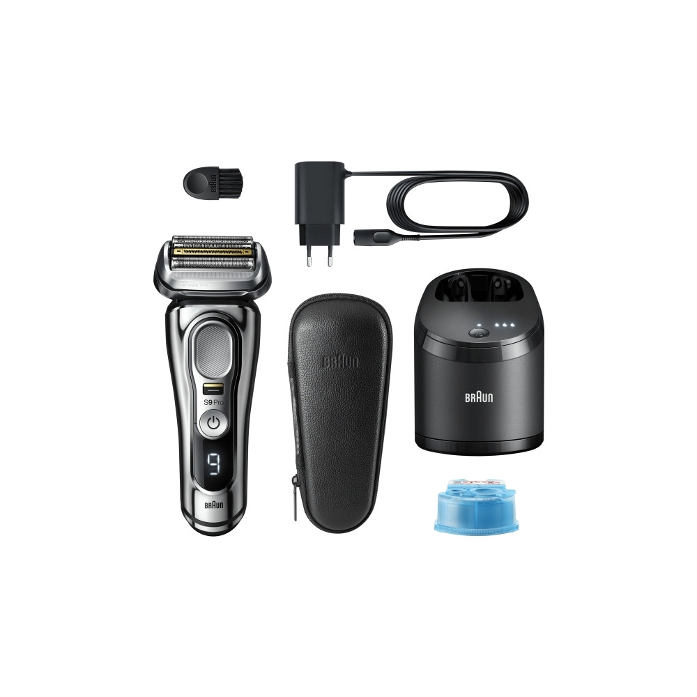 Produktbild för Braun Series 9 Pro 81747620, Folierakapparat, Krom, LED, Bat...