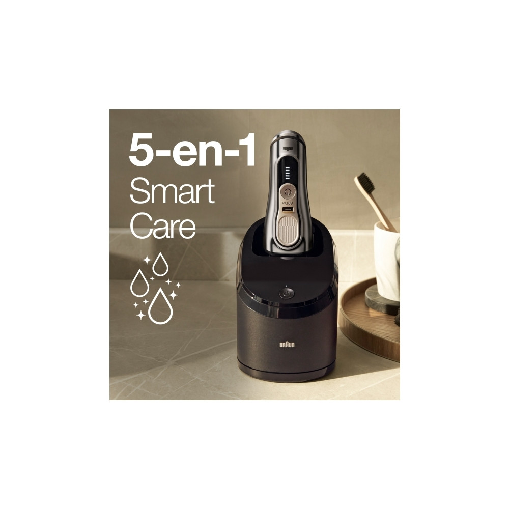 Produktbild för Braun Series 9 Pro 81747620, Folierakapparat, Krom, LED, Bat...