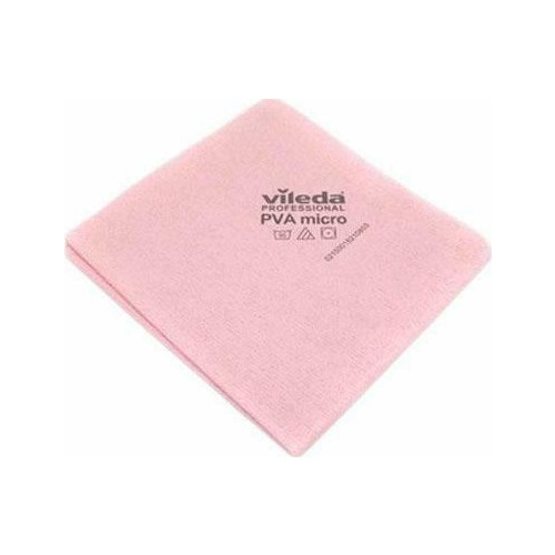 Vileda Microfiberklud PVAmicro 38x35cm rød