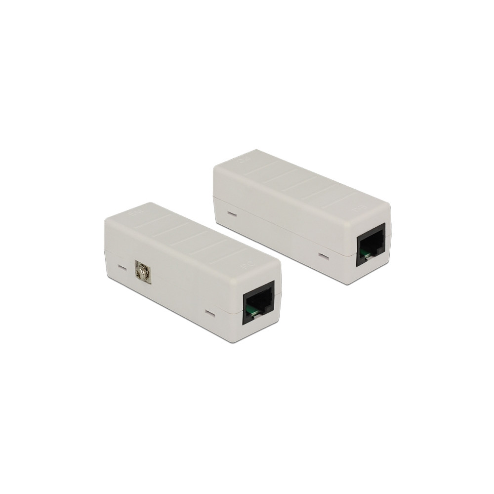 Produktbild för Delock Network Isolator 6 kV RJ45 - spänningsökningsisolator