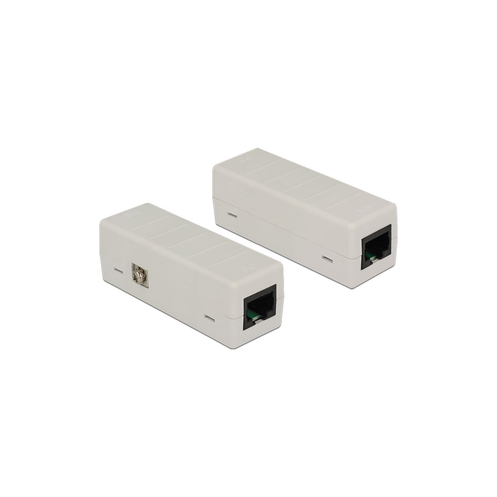 Produktbild för Delock Network Isolator 6 kV RJ45 - spänningsökningsisolator