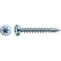 Produktbild för SPAX 0201010300163, Skruv, Metall, Zink, Trä, Pan head, Torx...