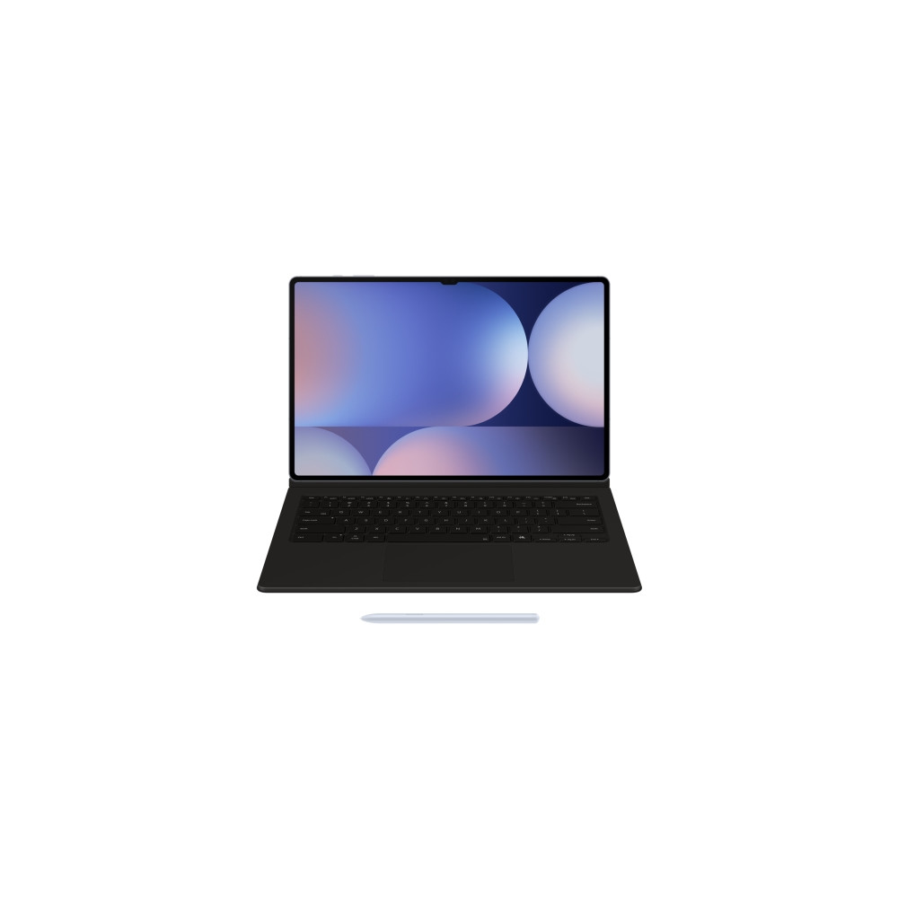 Produktbild för Samsung EF-DX925 - tangentbord och foliefodral (bokomslag) - AI-nyckel - med pekdyna - svart Inmatningsenhet