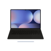 Produktbild för Samsung EF-DX925 - tangentbord och foliefodral (bokomslag) - AI-nyckel - med pekdyna - svart Inmatningsenhet