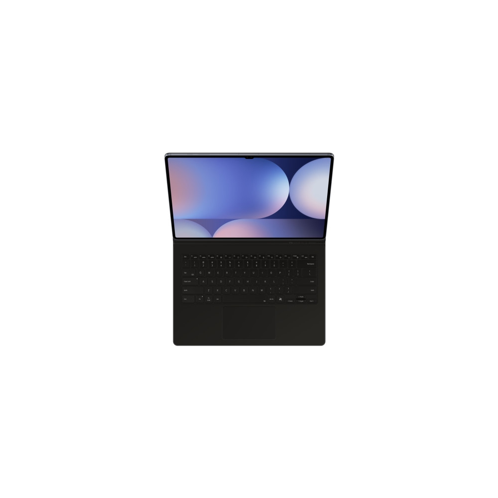Produktbild för Samsung EF-DX925 - tangentbord och foliefodral (bokomslag) - AI-nyckel - med pekdyna - svart Inmatningsenhet