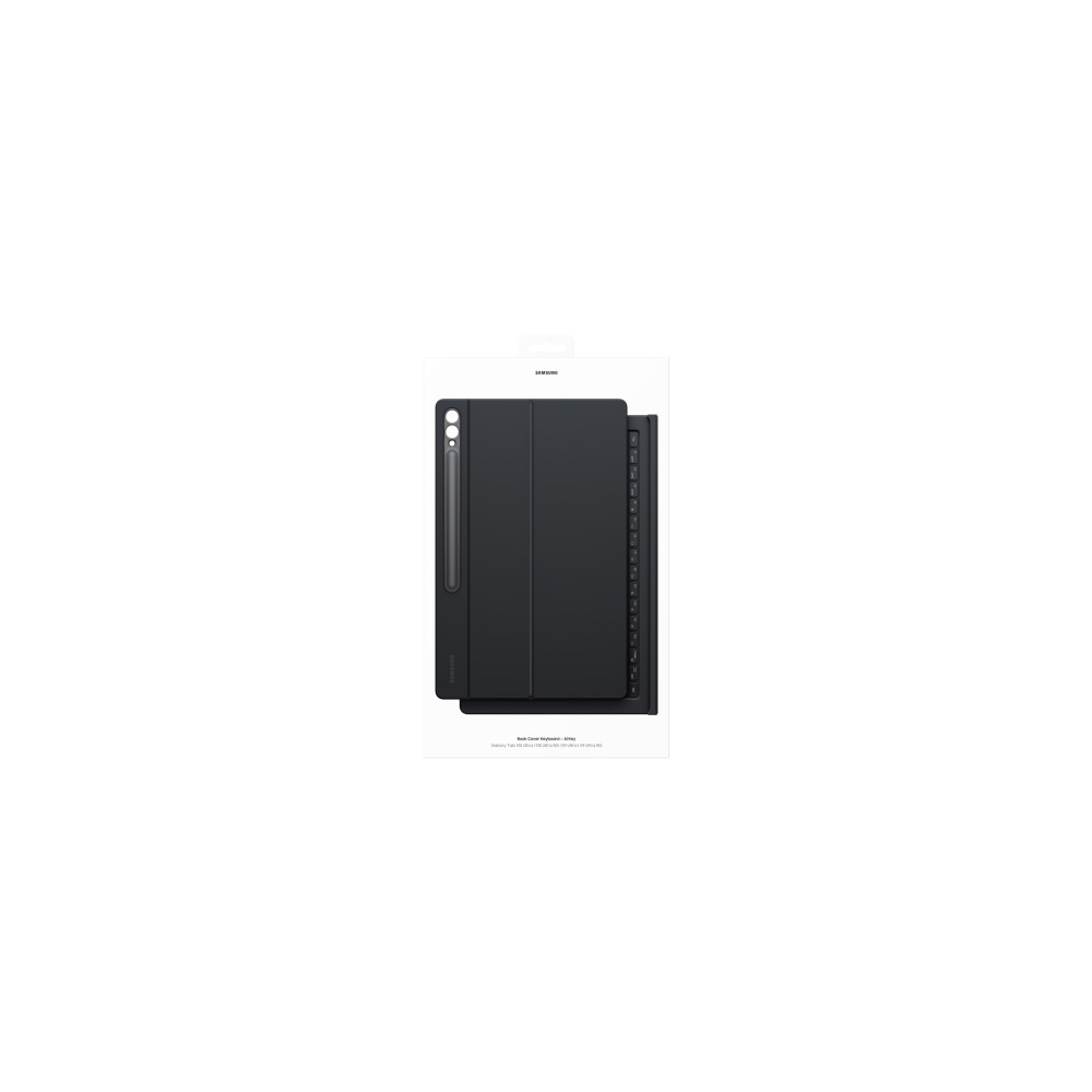 Produktbild för Samsung EF-DX925 - tangentbord och foliefodral (bokomslag) - AI-nyckel - med pekdyna - svart Inmatningsenhet