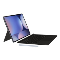 Produktbild för Samsung EF-DX925 - tangentbord och foliefodral (bokomslag) - AI-nyckel - med pekdyna - svart Inmatningsenhet