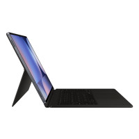 Produktbild för Samsung EF-DX925 - tangentbord och foliefodral (bokomslag) - AI-nyckel - med pekdyna - svart Inmatningsenhet