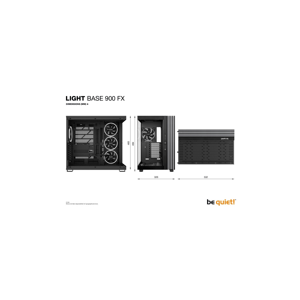 Produktbild för be quiet! Light Base 900 FX - FT - utökad ATX