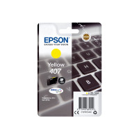 Produktbild för Epson 407 - L-storlek - gul - original - bläckpatron