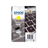 Produktbild för Epson 407 - L-storlek - gul - original - bläckpatron
