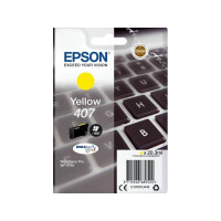 Produktbild för Epson 407 - L-storlek - gul - original - bläckpatron