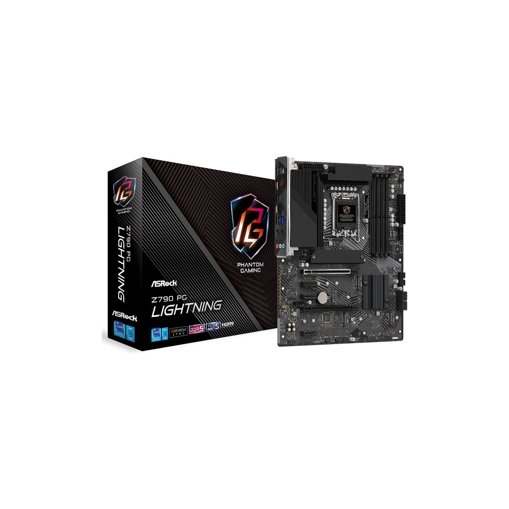 Produktbild för ASRock Z790 PG Lightning - moderkort - ATX - LGA1700-uttag - Z790
