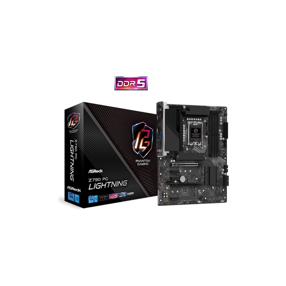 Produktbild för ASRock Z790 PG Lightning - moderkort - ATX - LGA1700-uttag - Z790